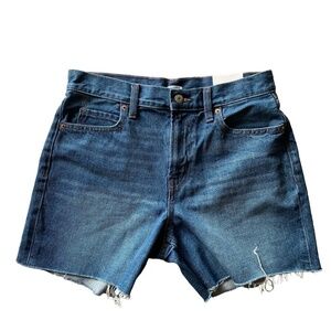 Old Navy Cut Off Denim Shorts Size 4 High Rise NEW